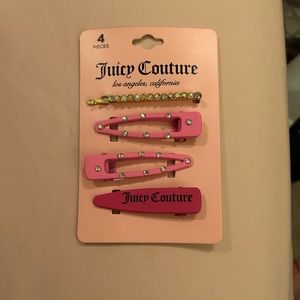 Juicy Couture hair clips
